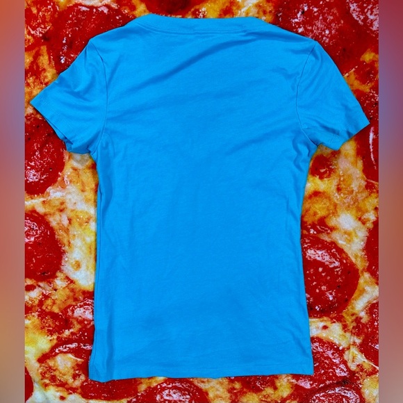 Pizza Flamingo Eating Pizza Small Batch Artist Made T-Shirt Medium - Picture 5 of 5
